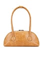 view 1 of 4 Bessette Shoulder Bag in Soft Camel Pull Up Crinkle