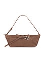 view 1 of 4 SAC À BANDOULIÈRE GRANDMA in Milk Brown Nubuck