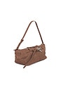 view 3 of 4 SAC À BANDOULIÈRE GRANDMA in Milk Brown Nubuck