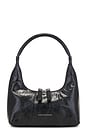 view 1 of 4 Hobo Mini Bag in Black Pull Up Crinkle