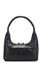 view 2 of 4 Hobo Mini Bag in Black Pull Up Crinkle