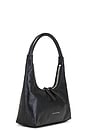 view 3 of 4 Hobo Mini Bag in Black Pull Up Crinkle