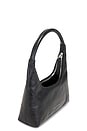 view 4 of 4 Hobo Mini Bag in Black Pull Up Crinkle