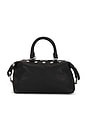 view 1 of 5 Dumpling Stud Mini in Black Washed Nappa