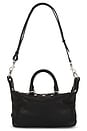 view 6 of 5 Dumpling Stud Mini in Black Washed Nappa