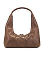 view 1 of 4 Hobo Shoulder Bag in Washed Brown Pull Up