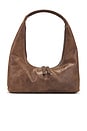 view 2 of 4 Hobo Shoulder Bag in Washed Brown Pull Up
