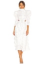 view 1 of 4 Primrose High Neck Dress in White