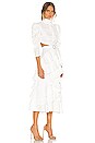 view 3 of 4 Primrose High Neck Dress in White