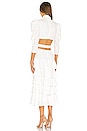 view 4 of 4 Primrose High Neck Dress in White