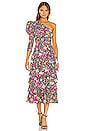 view 1 of 3 Primrose One Shoulder Dress in Multicolor