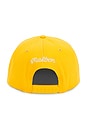 view 2 of 2 M Script Chainstitch Painters Hat in Gold