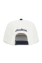 view 2 of 2 Palmera Snapback Hat in White & Midnight