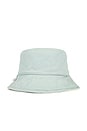 view 3 of 3 Velasco Reversible Bucket Hat in Wax Yellow & Surf Spray