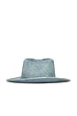 view 2 of 2 Indigo Straw Hat in Indigo Dye