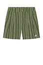 view 4 of 5 Arena Short in Chive Stripe