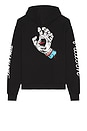 view 3 of 5 x Santa Cruz Fesque Screaming Hand Hoodie in Black