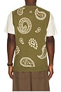 view 2 of 4 Paisley Sweater Vest in Olivine