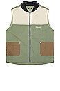 view 1 of 5 GILET in Sage & Sand