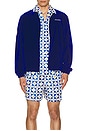 view 6 of 6 Monte Carlo Jacquard Jacket in Blue