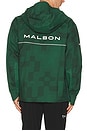 view 1 of 5 Malbon Performance Full Zip Rain Jacket in Eden