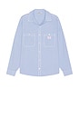 view 5 of 5 РУБАШКА BENCHMARK  in Blue Chambray