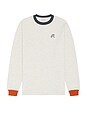view 5 of 4 Gorse Heritage Tee in Heather Oatmeal