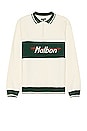 view 1 of 4 Rockford 1/4 Zip Rugby Shirt in Ivory