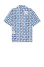 view 2 of 4 Riviera Camp Collar Shirt in White, Blue, & Gold