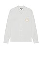 view 1 of 5 Saint-Tropez Seersucker Long Sleeve Shirt in Blue
