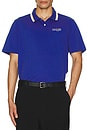view 4 of 4 Grasse Pique Polo in in Blue