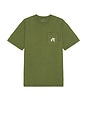 view 2 of 4 Gelato Stand Pocket Tee in Cypress Green