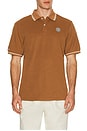 view 1 of 6 Fairway Applique Pique Polo in British Tan