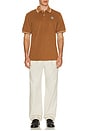 view 4 of 6 Fairway Applique Pique Polo in British Tan