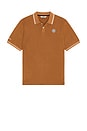 view 5 of 6 Fairway Applique Pique Polo in British Tan