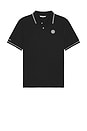 view 5 of 6 Fairway Applique Pique Polo in Black