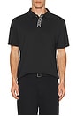 view 1 of 4 Block Placket Polo in Black