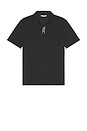 view 4 of 4 Block Placket Polo in Black