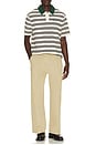 view 3 of 5 x Golf & Bass Club Fairway Bass Club Polo in Ivory Stripe