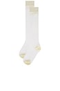 view 2 of 2 Leandra Knee Sock in Ivory