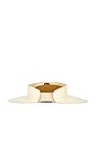 view 4 of 3 Hortensia Visor Hat in Raffia