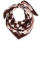 view 2 of 6 Adanna Scrunchie Scarf in Raspberry Truffle & Rosy Touch