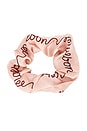 view 5 of 6 Adanna Scrunchie Scarf in Raspberry Truffle & Rosy Touch