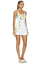 view 2 of 3 ROBE COURTE GIA in White