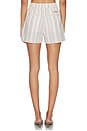 view 4 of 6 Keily Short in Cream Stripe