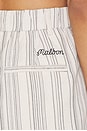 view 6 of 6 Keily Short in Cream Stripe