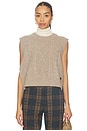 view 1 of 4 Elspeth Sweater Vest in Light Brown