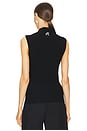 view 3 of 5 Ace Sleeveless Mockneck in Black
