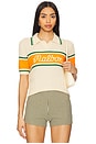 view 1 of 5 Jade SS Polo Sweater in Custard