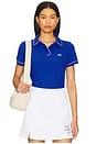 view 1 of 4 Anna Short Sleeve Polo Shirt in Blue